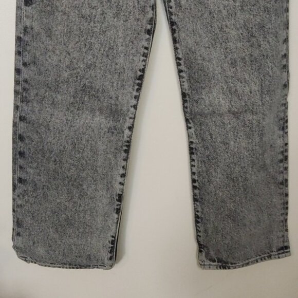 Levi's Ribcage High Rise Straight Leg Ankle Grey Wash Jeans - Picture 16 of 16